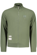 ACCADEMIA MILITARE FELPA CON ZIP UOMO VERDE
