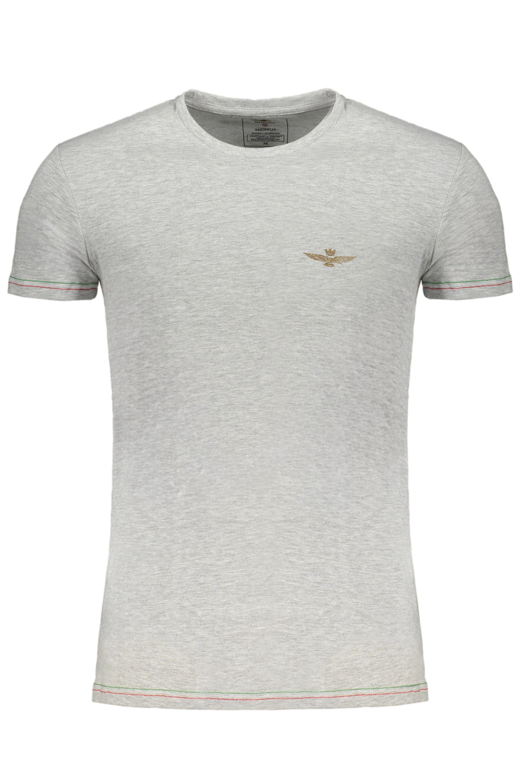 AERONAUTICA MILITARE T-SHIRT MANICHE CORTE UOMO GRIGIO