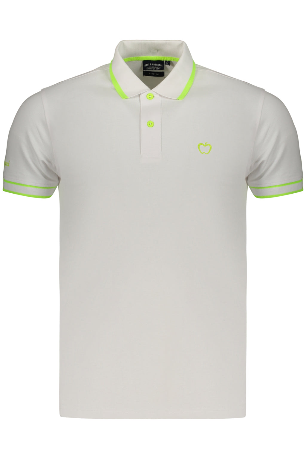 BACI&ABBRACCI POLO MANICHE CORTE UOMO BIANCO