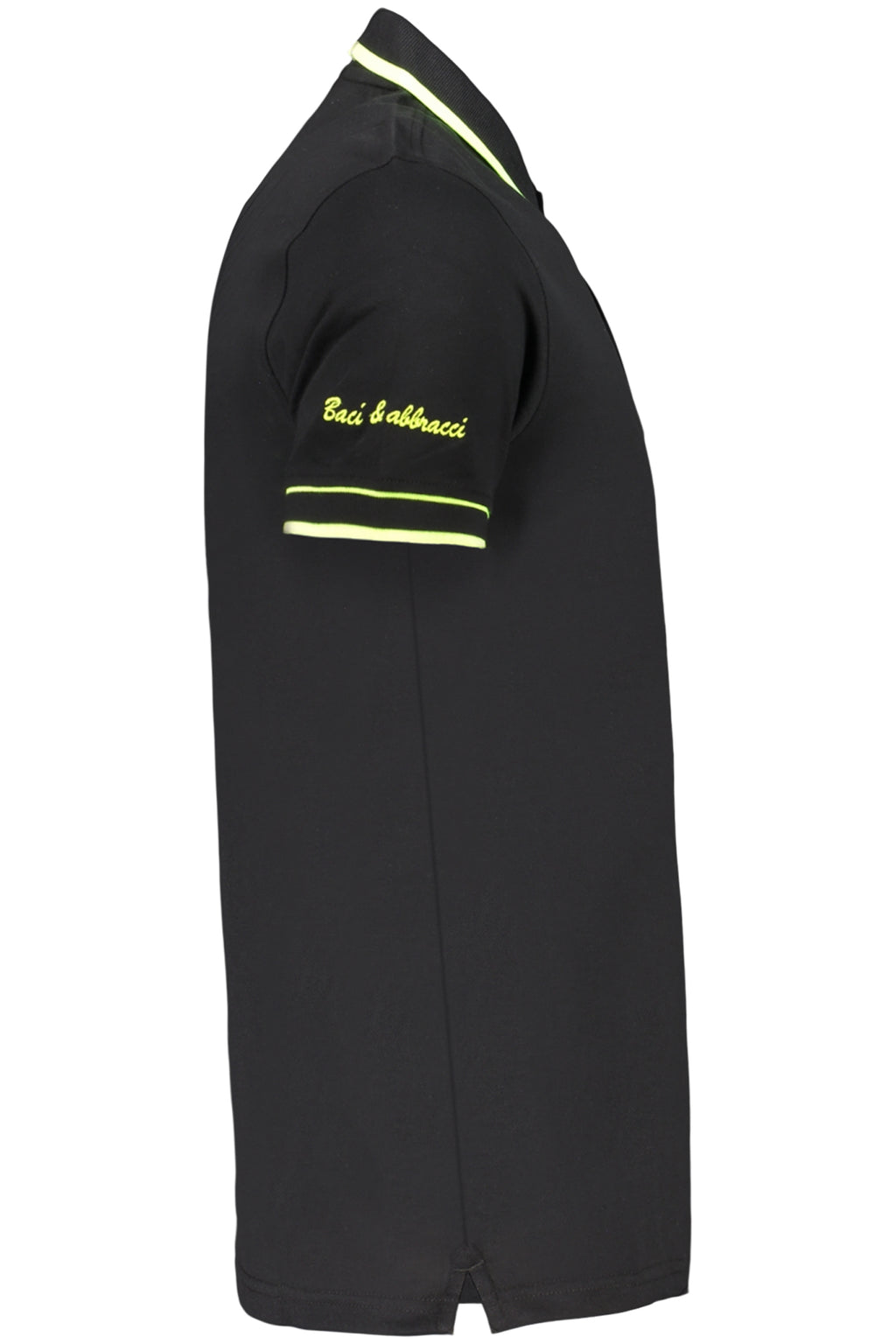 BACI&ABBRACCI POLO MANICHE CORTE UOMO NERO