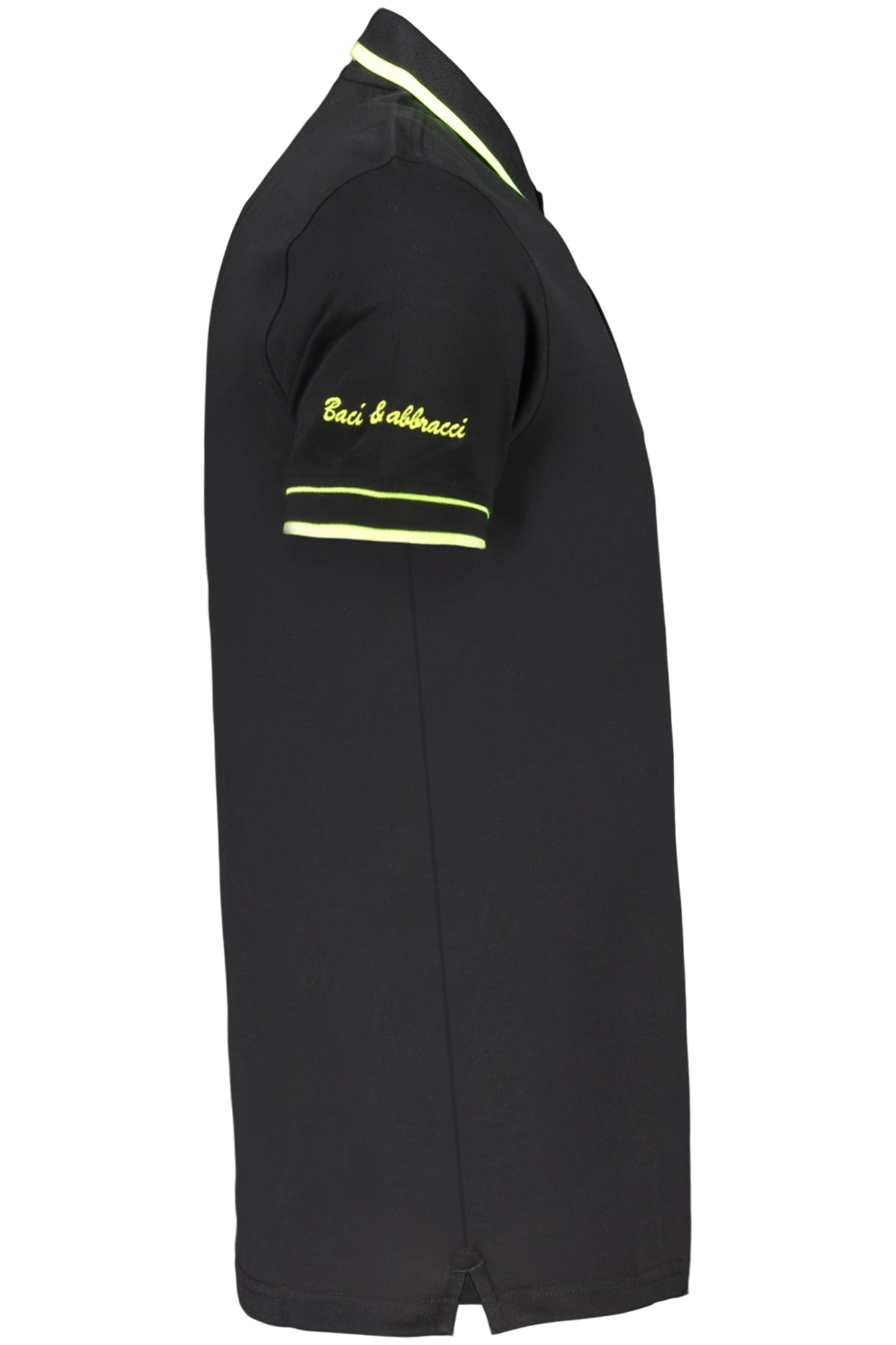 BACI&ABBRACCI POLO MANICHE CORTE UOMO NERO