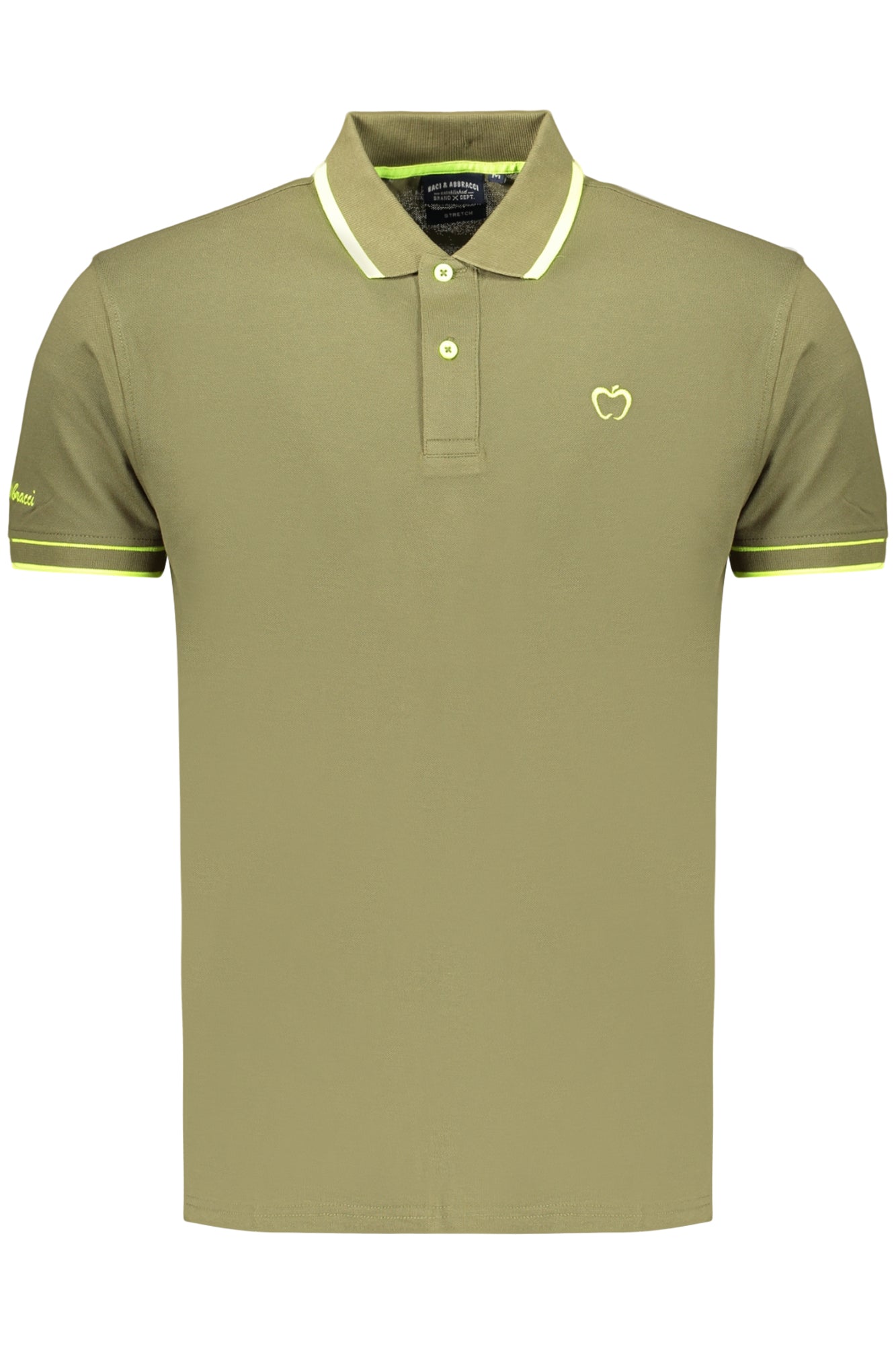BACI&ABBRACCI POLO MANICHE CORTE UOMO VERDE