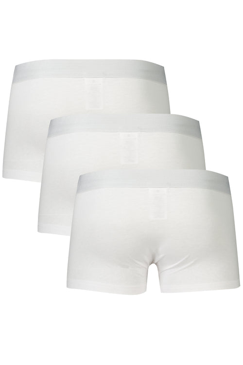 BIKKEMBERGS BOXER UOMO BIANCO