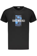 BIKKEMBERGS T-SHIRT MANICHE CORTE UOMO NERO