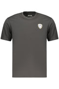 BLAUER APPAREL T-SHIRT MANICHE CORTE UOMO NERO