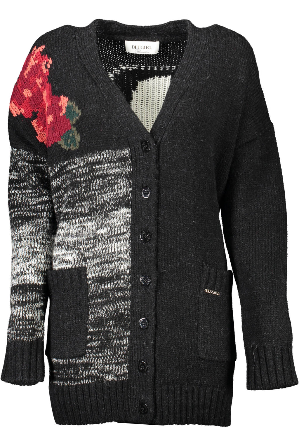 BLUGIRL CARDIGAN DONNA NERO