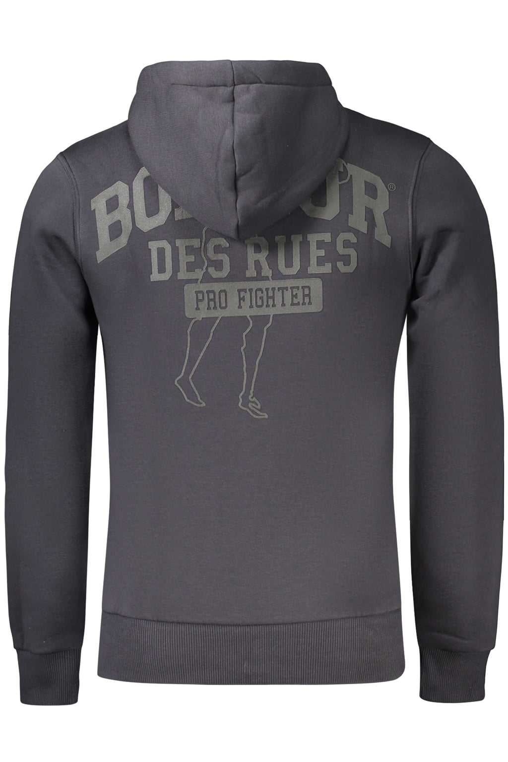 BOXEUR DES RUES FELPA SENZA ZIP UOMO GRIGIO