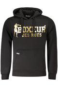 BOXEUR DES RUES FELPA SENZA ZIP UOMO NERO