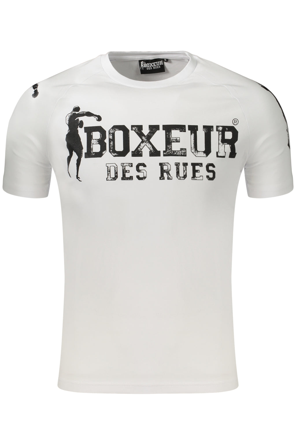 BOXEUR DES RUES T-SHIRT MANICHE CORTE UOMO BIANCO