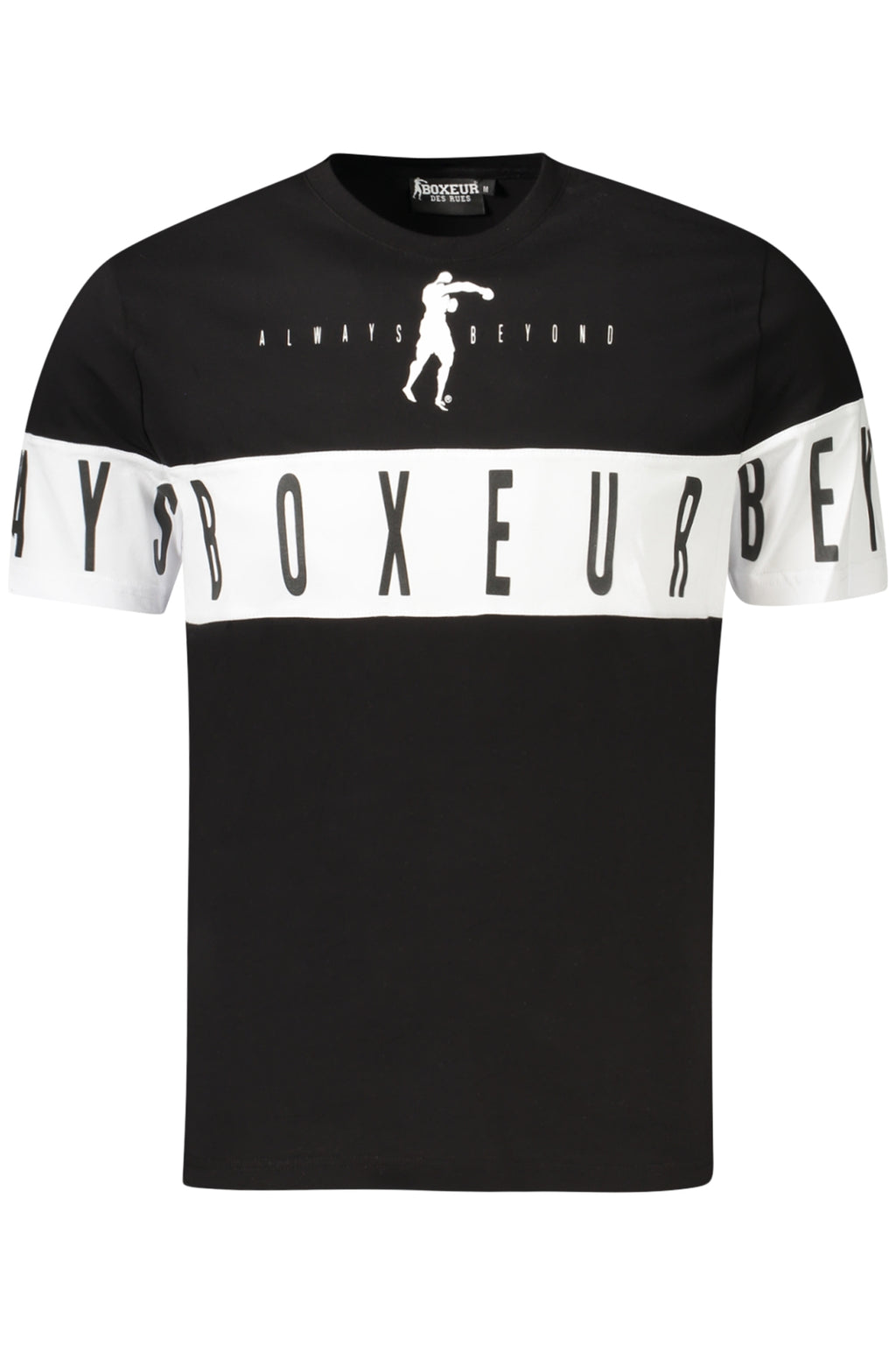 BOXEUR DES RUES T-SHIRT MANICHE CORTE UOMO NERO