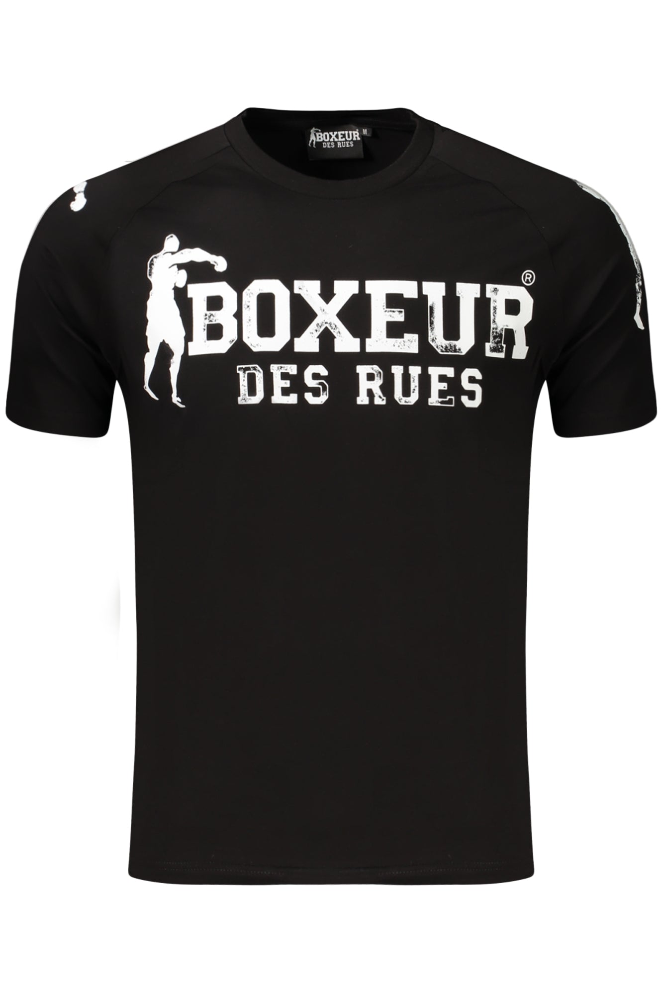 BOXEUR DES RUES T-SHIRT MANICHE CORTE UOMO NERO