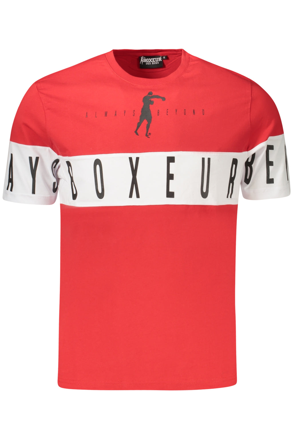 BOXEUR DES RUES T-SHIRT MANICHE CORTE UOMO ROSSO
