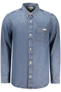 CALVIN KLEIN CAMICIA MANICHE LUNGHE UOMO BLU