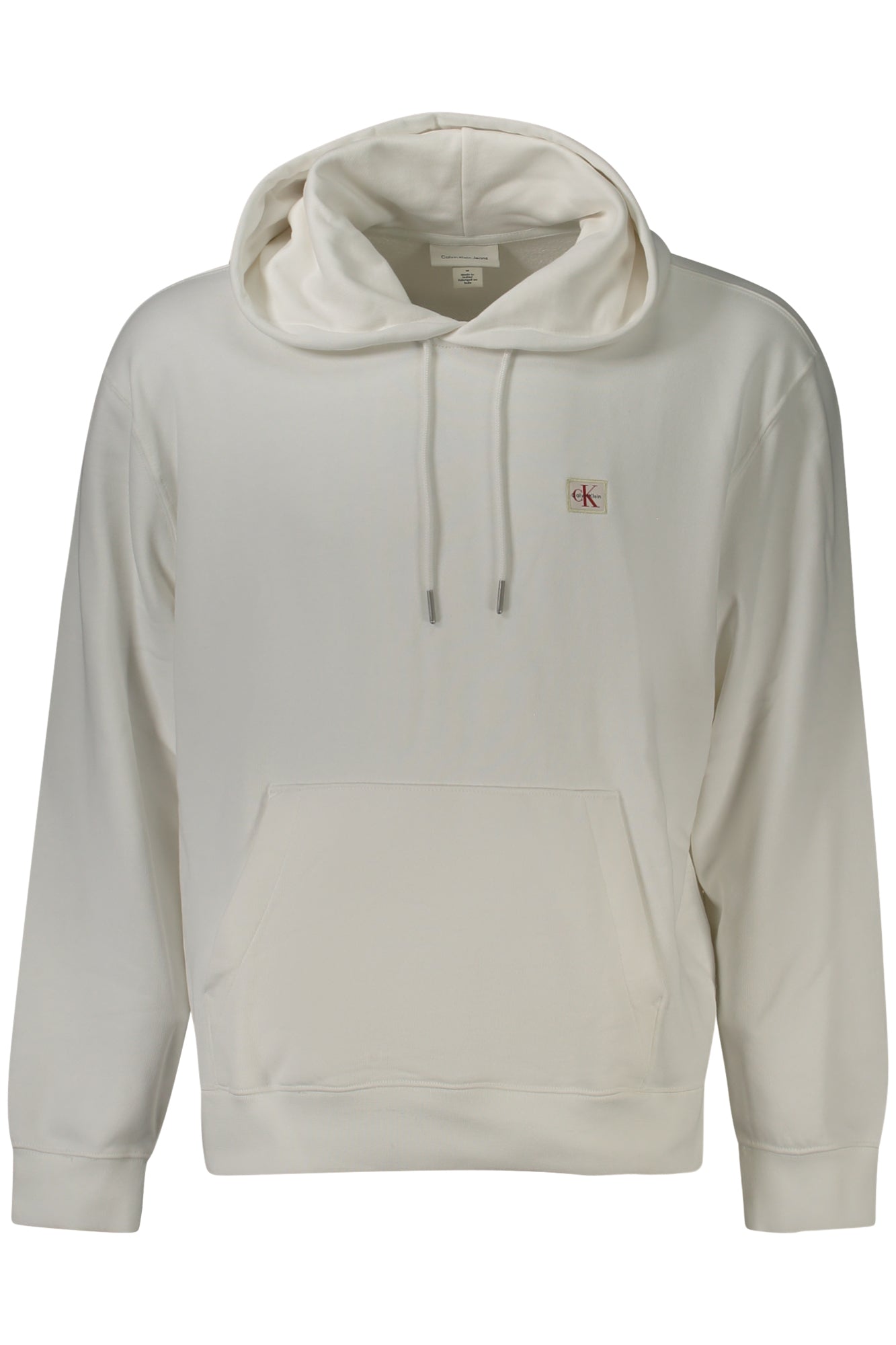 CALVIN KLEIN FELPA SENZA ZIP UOMO BIANCO
