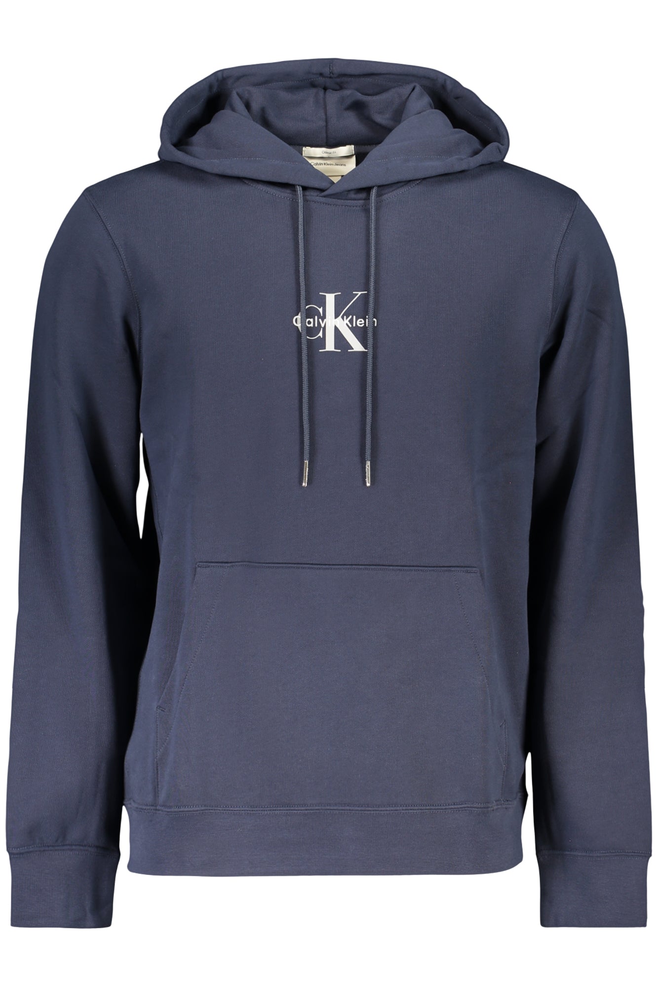 CALVIN KLEIN FELPA SENZA ZIP UOMO BLU