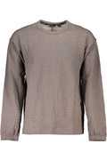 CALVIN KLEIN FELPA SENZA ZIP UOMO MARRONE