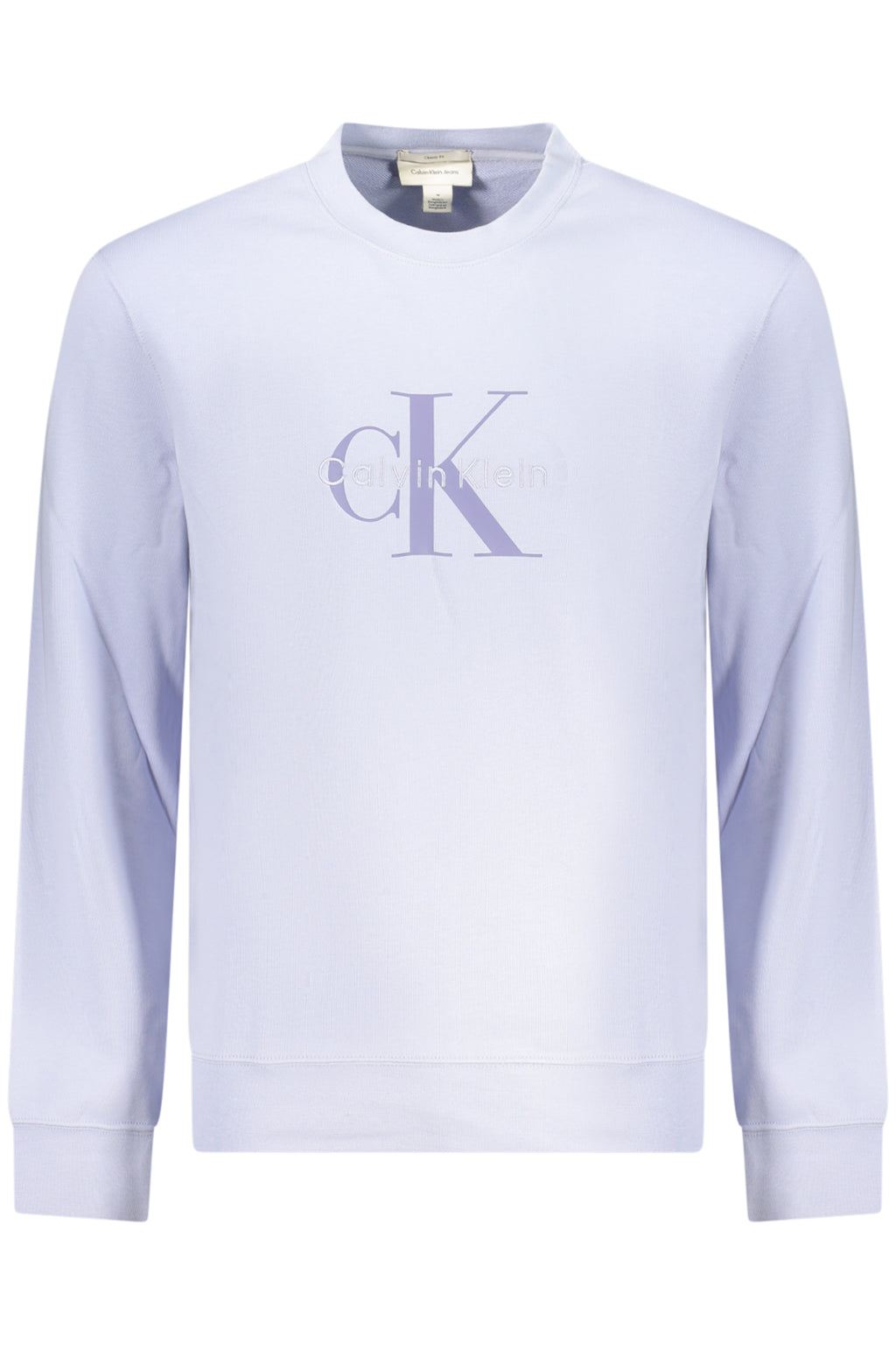 CALVIN KLEIN FELPA SENZA ZIP UOMO VIOLA
