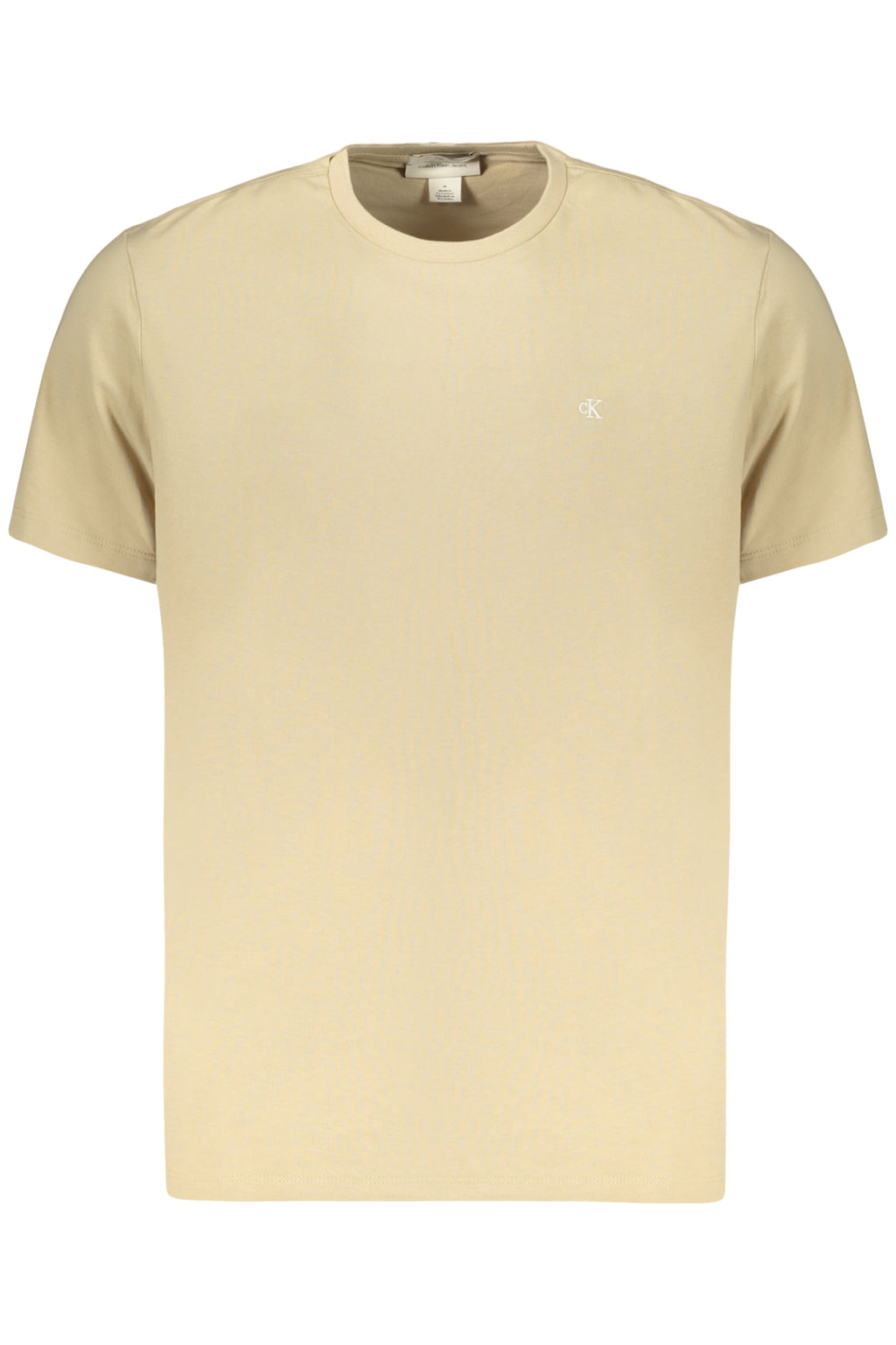 CALVIN KLEIN T-SHIRT MANICHE CORTE UOMO BEIGE