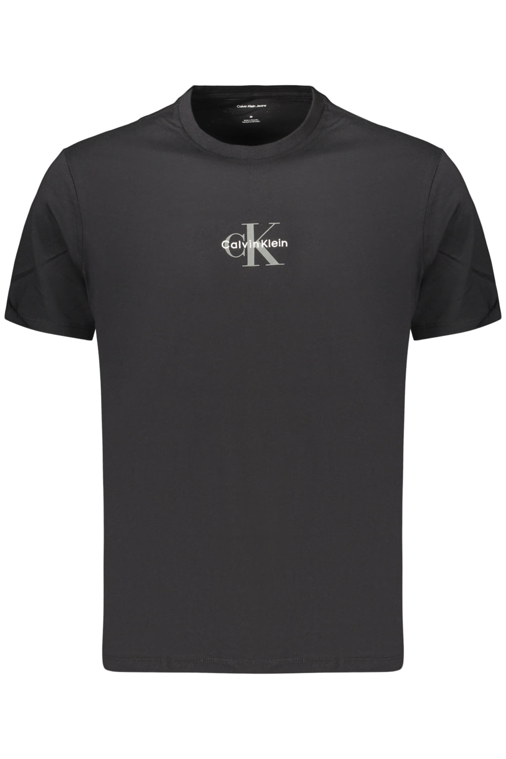 CALVIN KLEIN T-SHIRT MANICHE CORTE UOMO NERO
