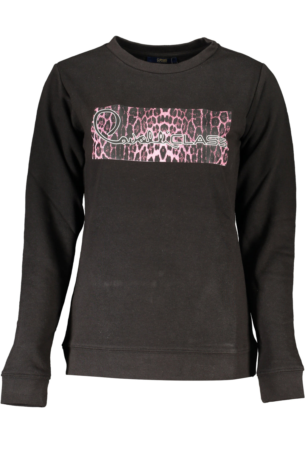 CAVALLI CLASS FELPA SENZA ZIP DONNA NERO