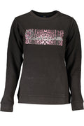 CAVALLI CLASS FELPA SENZA ZIP DONNA NERO