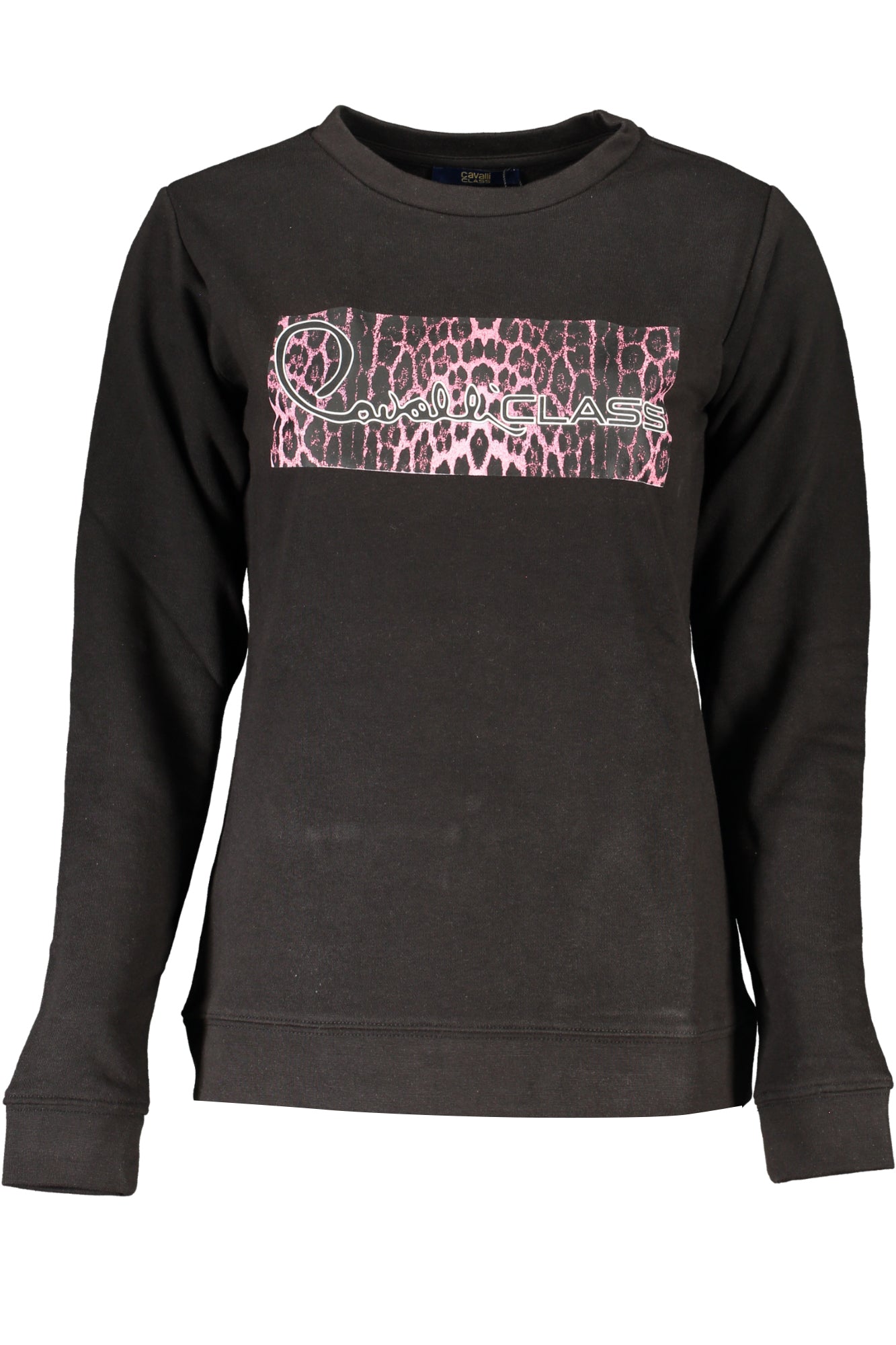 CAVALLI CLASS FELPA SENZA ZIP DONNA NERO