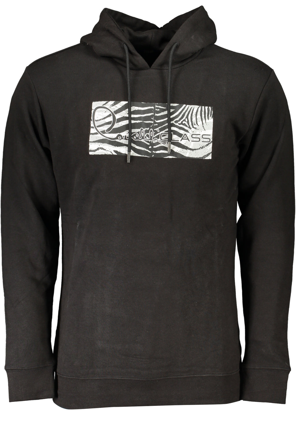 CAVALLI CLASS FELPA SENZA ZIP UOMO NERO