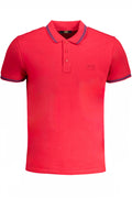 CAVALLI CLASS POLO MANICHE CORTE UOMO ROSSO