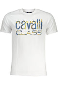 CAVALLI CLASS T-SHIRT MANICHE CORTE UOMO BIANCO