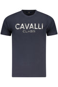 CAVALLI CLASS T-SHIRT MANICHE CORTE UOMO BLU