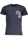 CAVALLI CLASS T-SHIRT MANICHE CORTE UOMO BLU