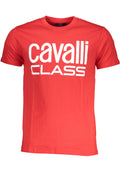 CAVALLI CLASS T-SHIRT MANICHE CORTE UOMO ROSSO