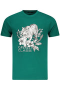 CAVALLI CLASS T-SHIRT MANICHE CORTE UOMO VERDE