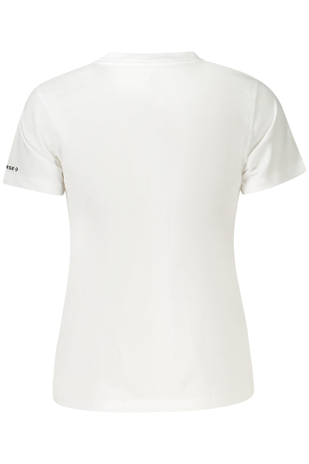 CONVERSE T-SHIRT MANICHE CORTE BAMBINA BIANCO