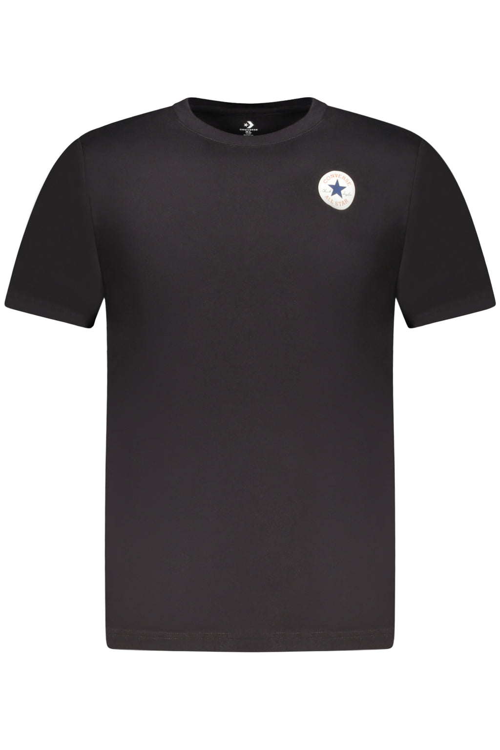 CONVERSE T-SHIRT MANICHE CORTE BAMBINO NERO