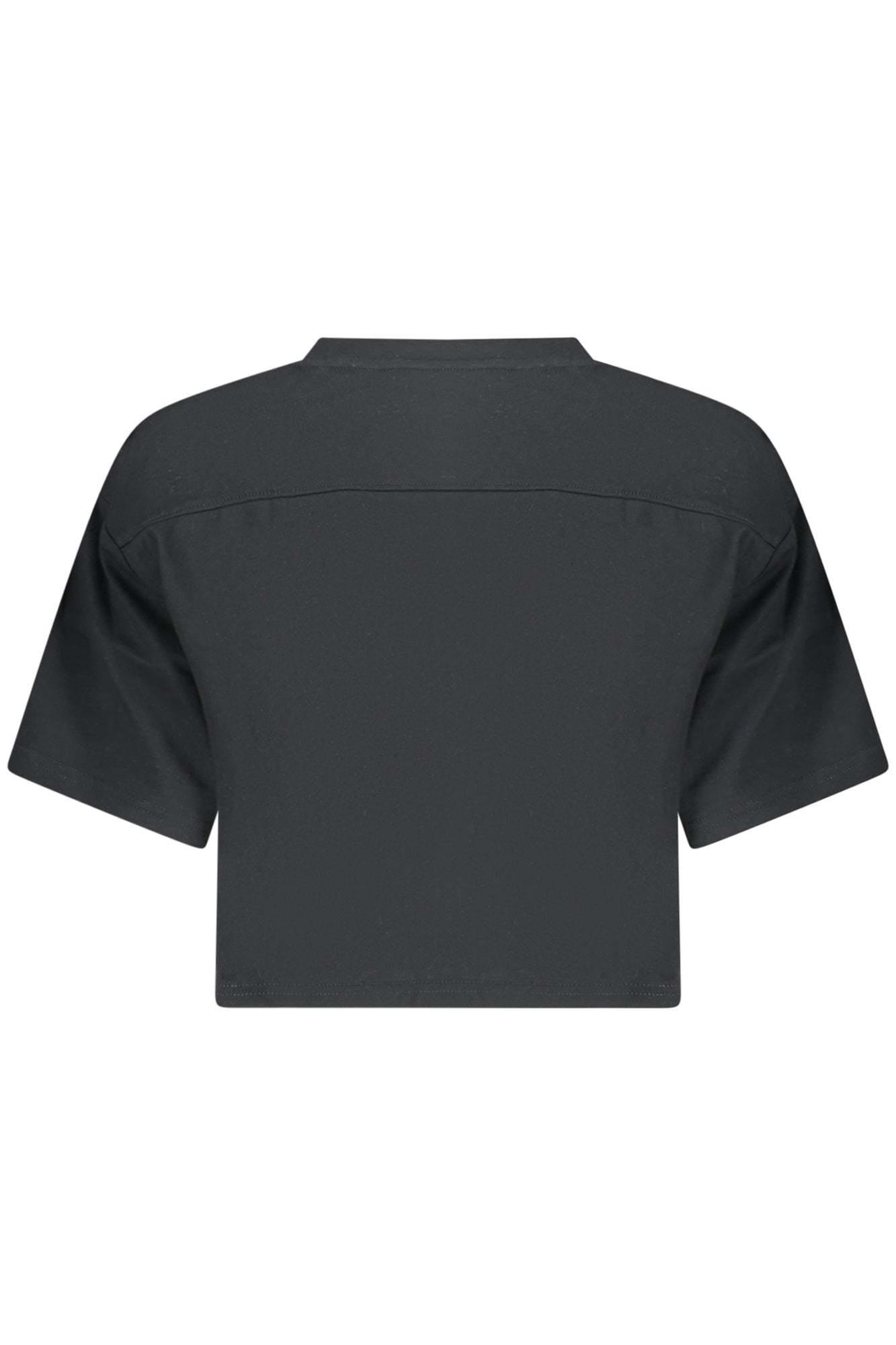 CONVERSE T-SHIRT MANICHE CORTE DONNA NERO