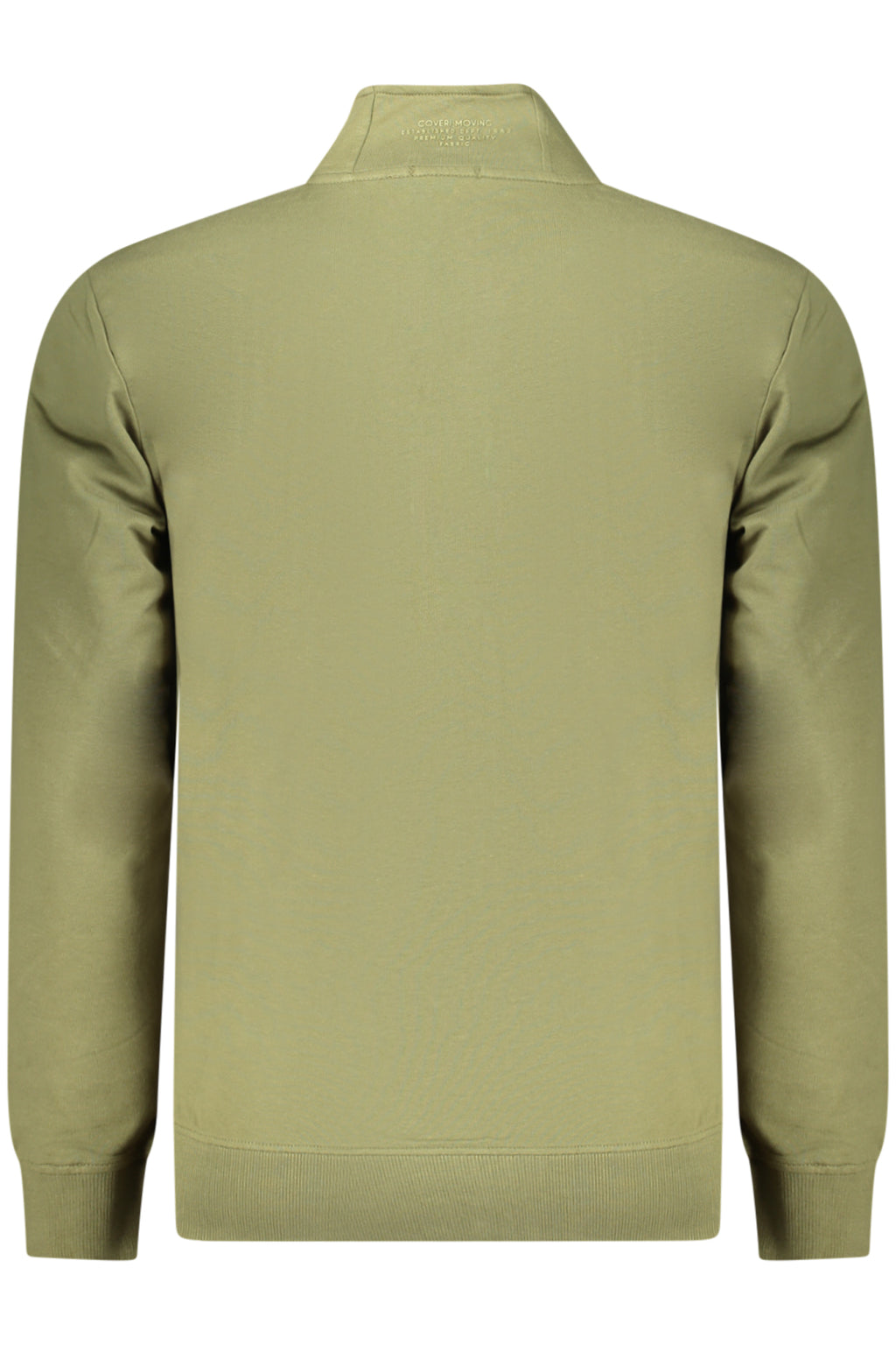 COVERI MOVING FELPA CON ZIP UOMO VERDE