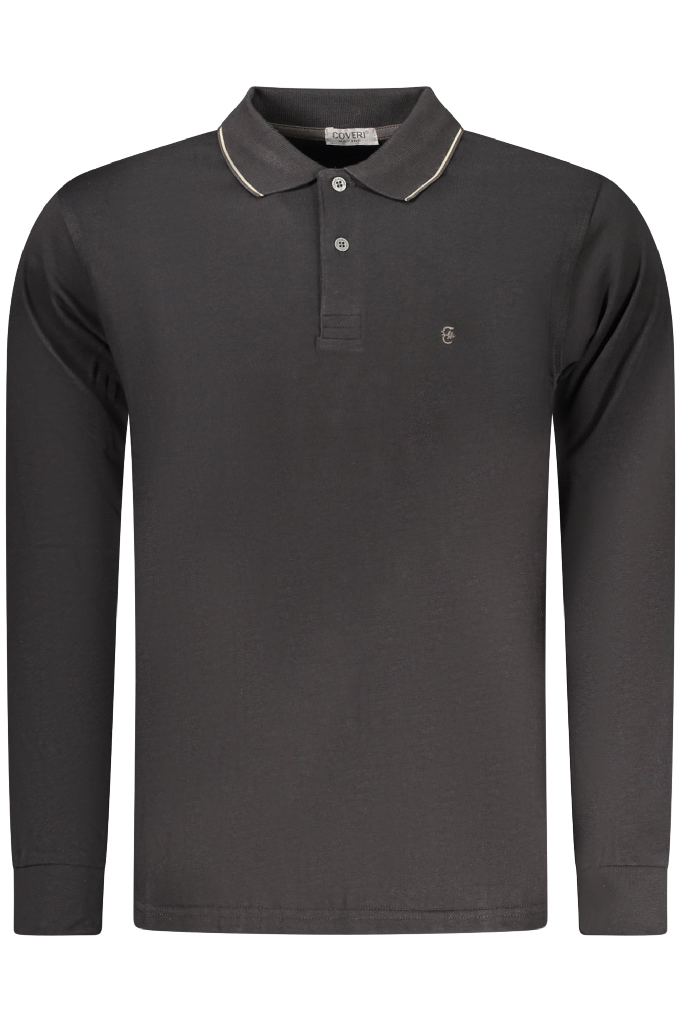 COVERI MOVING POLO MANICHE LUNGHE UOMO NERO