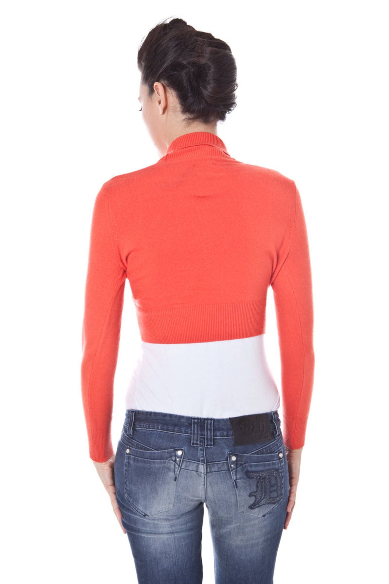 DATCH COPRISPALLE MANICHE LUNGHE DONNA ROSSO