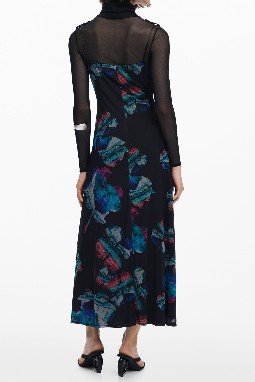 DESIGUAL ABITO LUNGO DONNA NERO