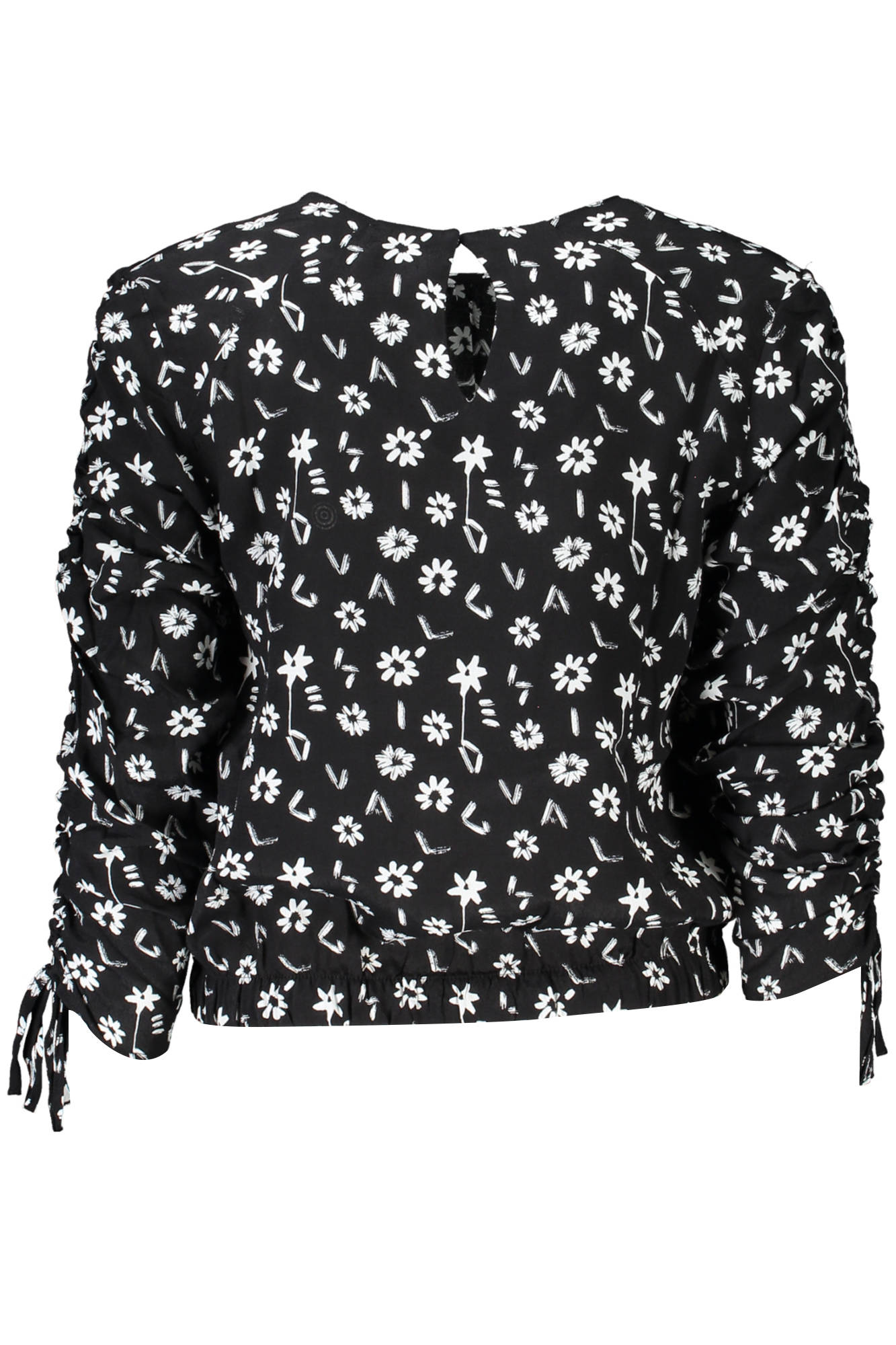 DESIGUAL CAMICIA MANICHE LUNGHE DONNA NERO
