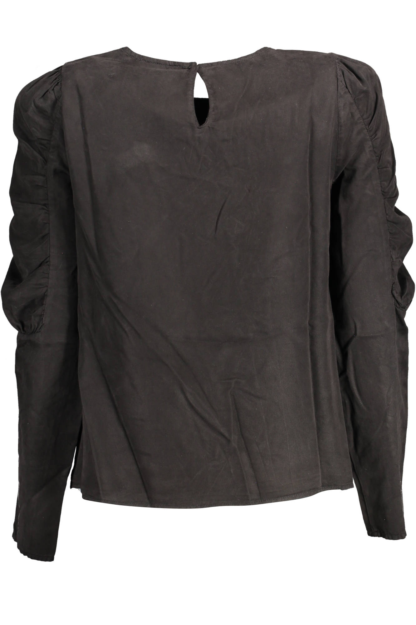 DESIGUAL CAMICIA MANICHE LUNGHE DONNA NERO