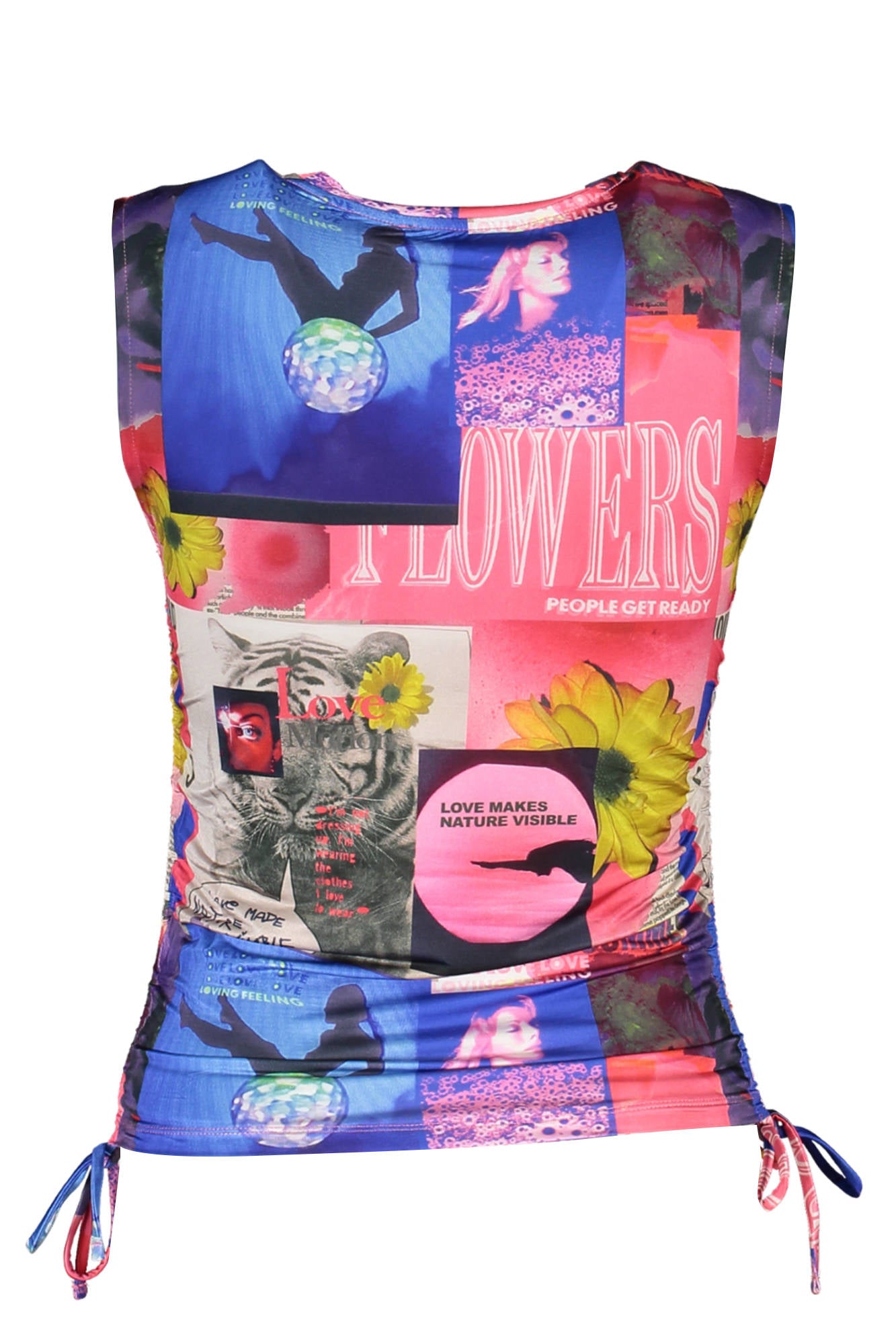 DESIGUAL CANOTTA DONNA BLU