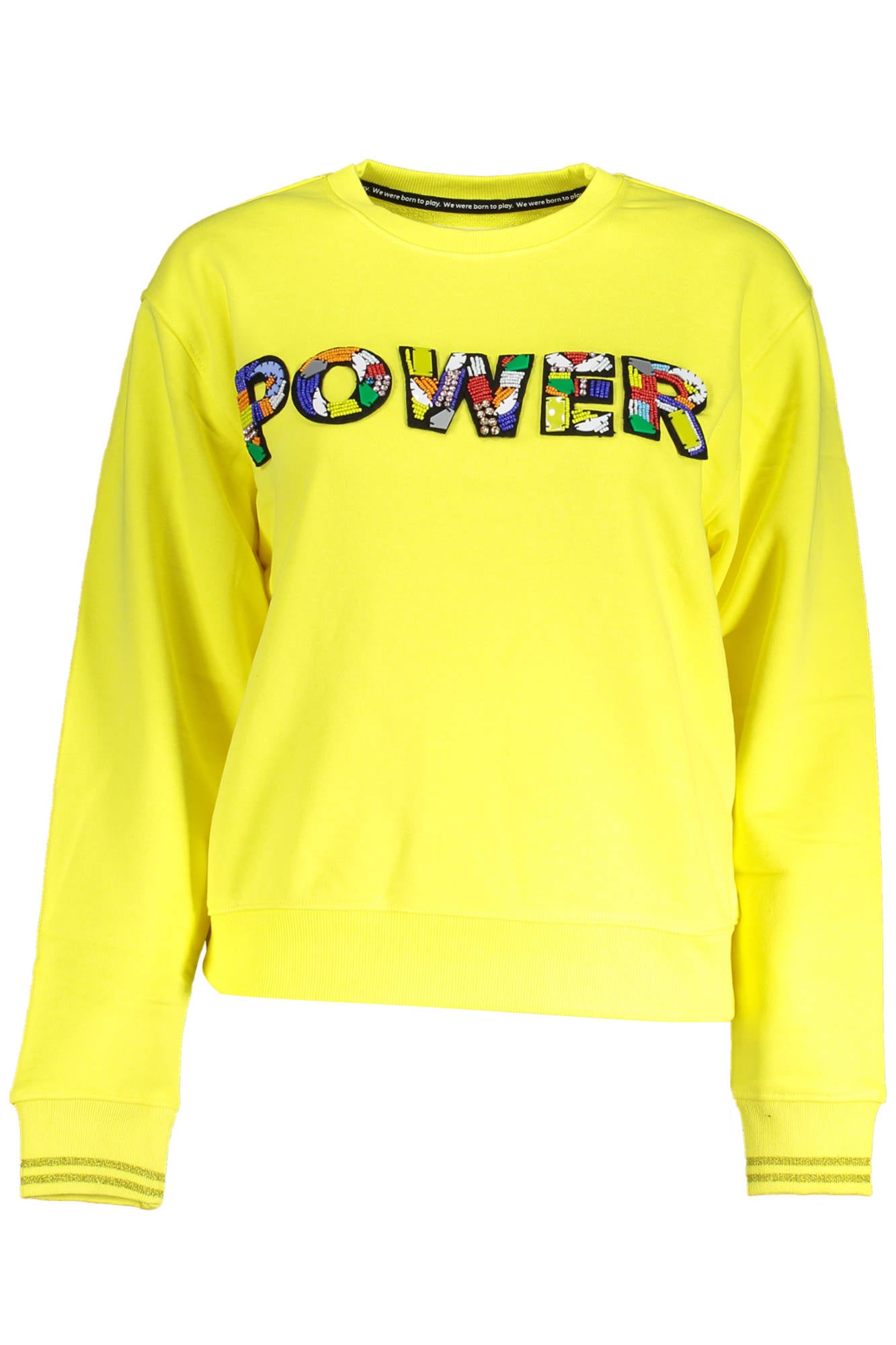DESIGUAL FELPA SENZA ZIP DONNA GIALLO