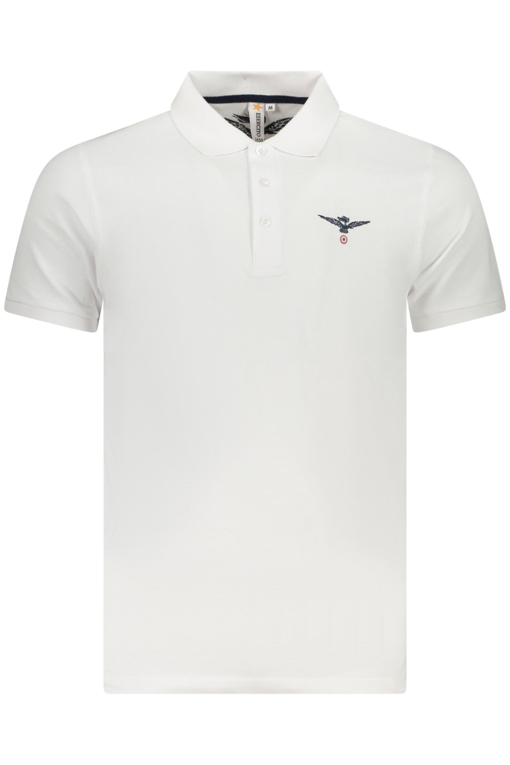 ESERCITO 1659 POLO MANICHE CORTE UOMO BIANCO
