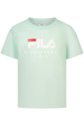 FILA T-SHIRT MANICHE CORTE BAMBINA VERDE
