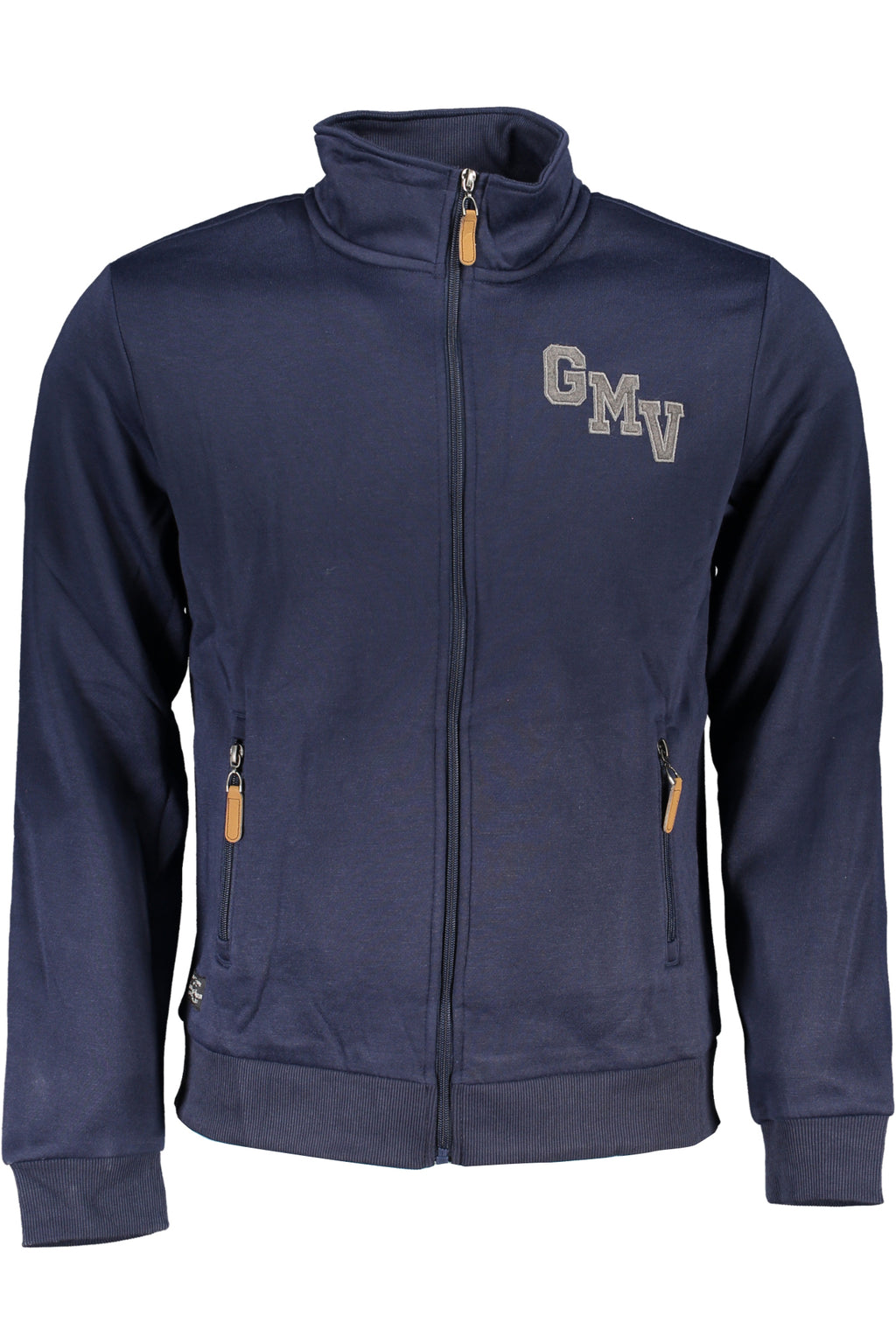 GIAN MARCO VENTURI FELPA CON ZIP UOMO BLU