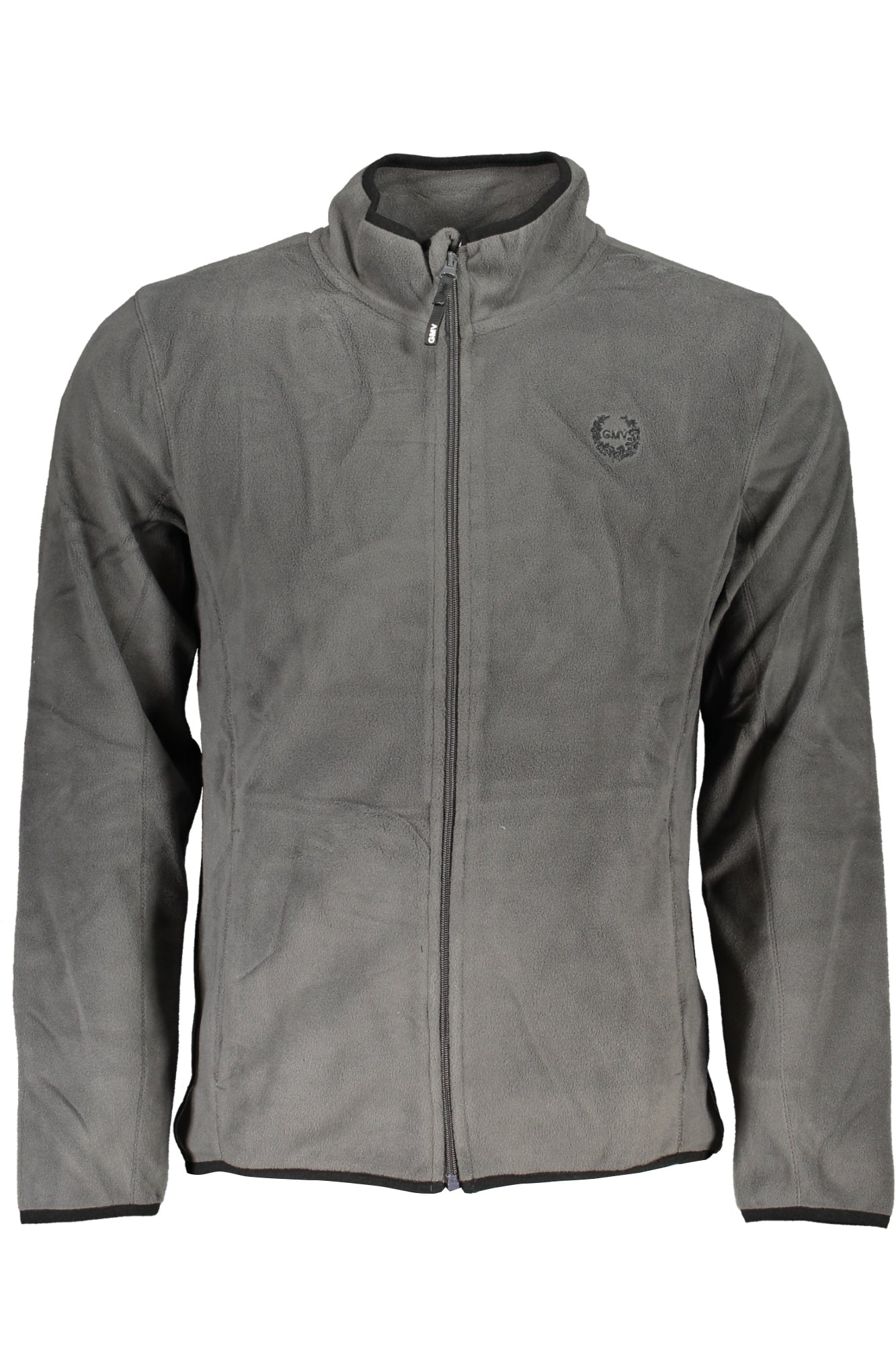 GIAN MARCO VENTURI FELPA CON ZIP UOMO GRIGIO