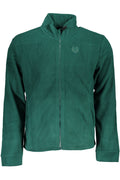 GIAN MARCO VENTURI FELPA CON ZIP UOMO VERDE