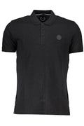 GIAN MARCO VENTURI POLO MANICHE CORTE UOMO NERO